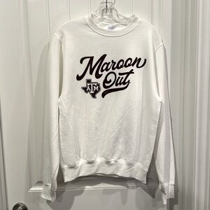 TEXAS A&M Sweatshirt/ MAROON OUT (size small)